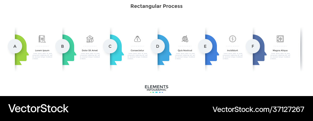 Modern infographic template Modern infographic template vector image