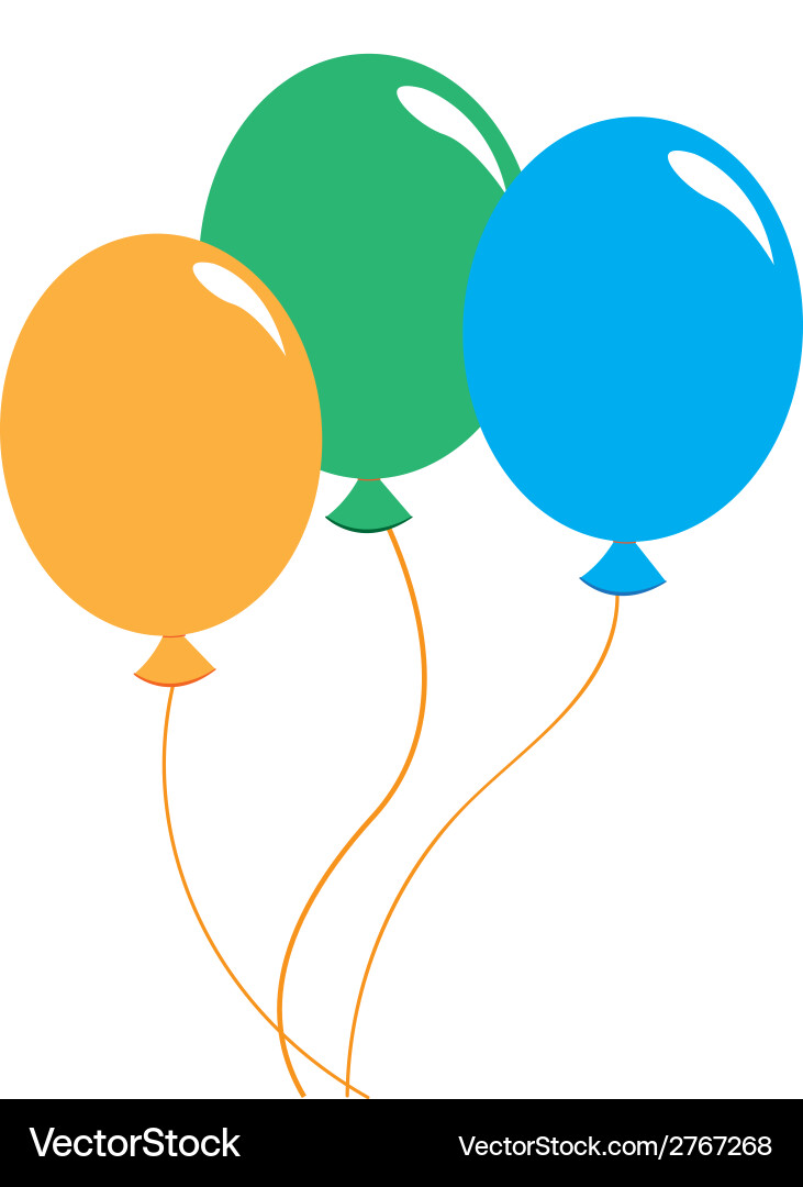 Balloons Royalty Free Vector Image - VectorStock