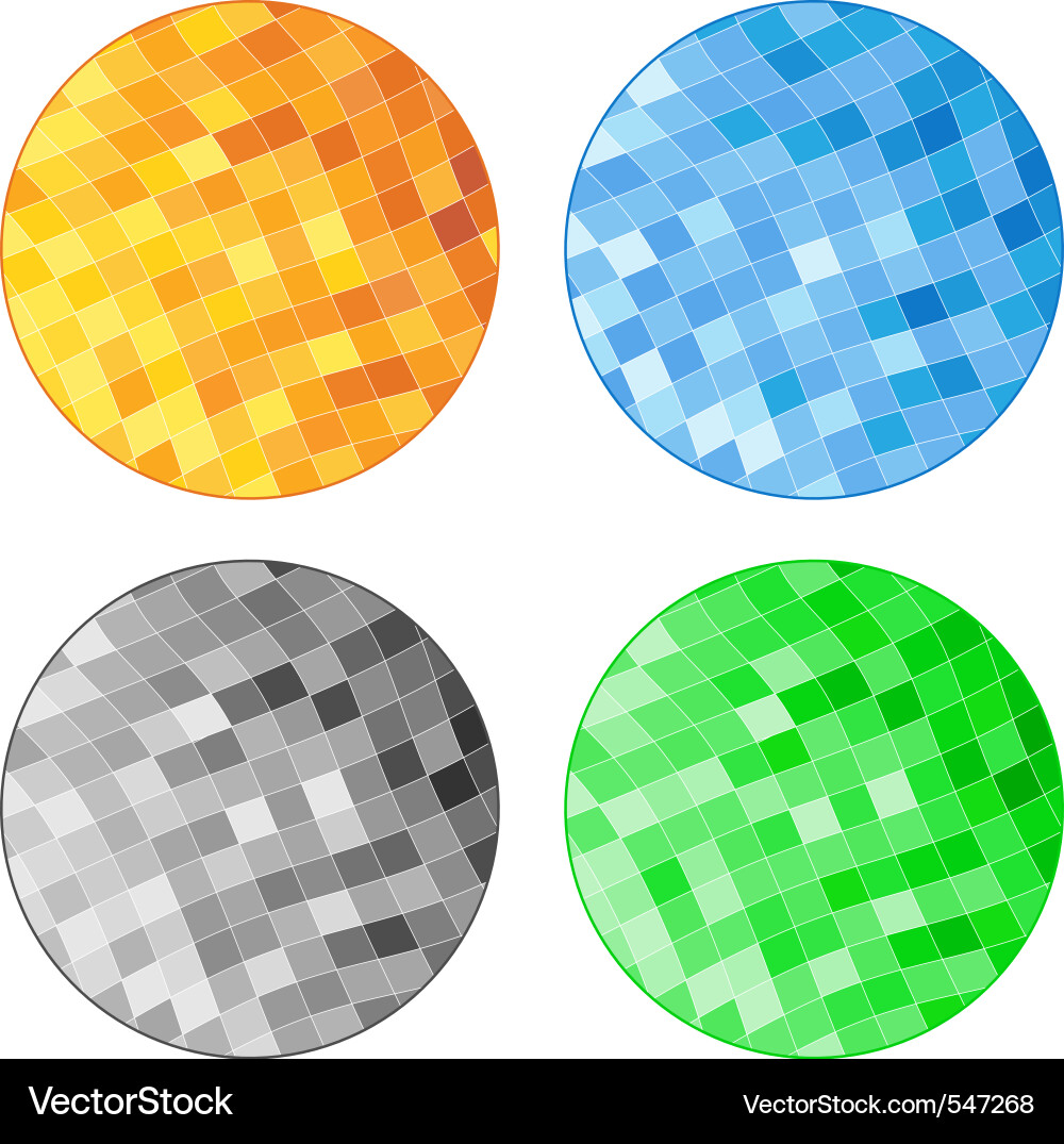 Geometric Tile Patterns vector image