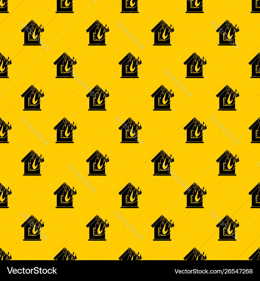 Preventing fire pattern Vector Image