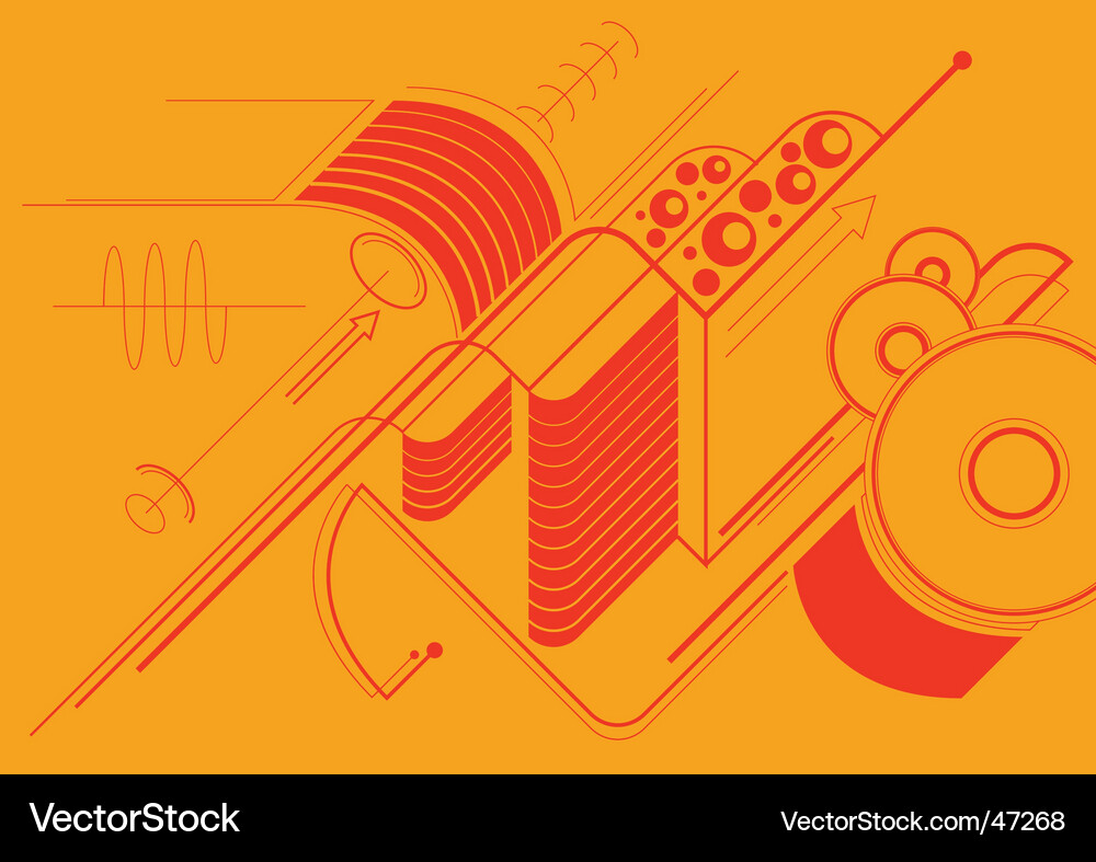 Techno background Vector Image