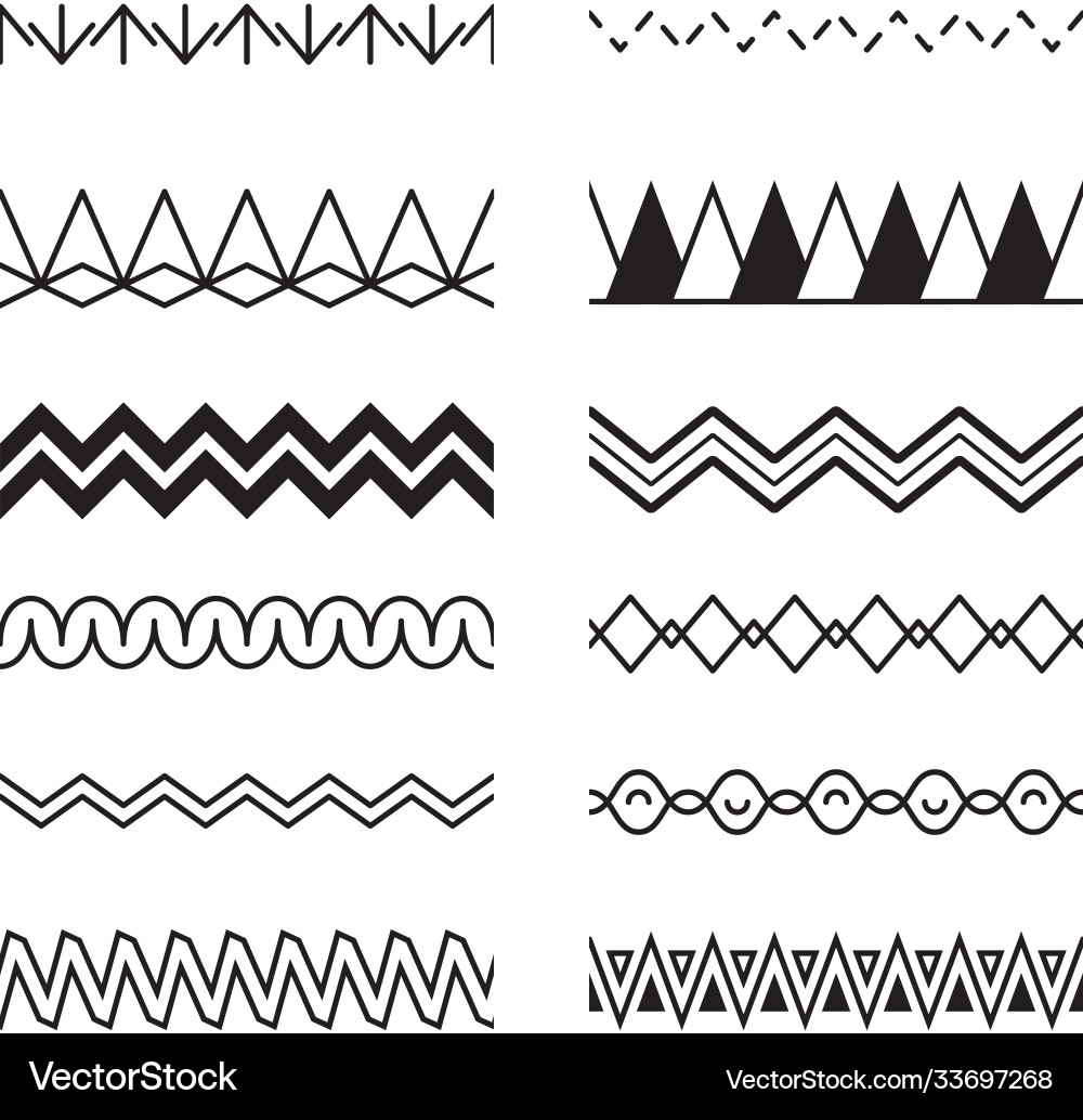 Zigzag seamless waves geometric shapes abstract Zigzag seamless waves geometric shapes abstract vector image