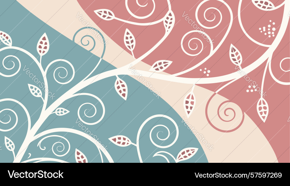 Abstract wavy pattern background with flowing vector image