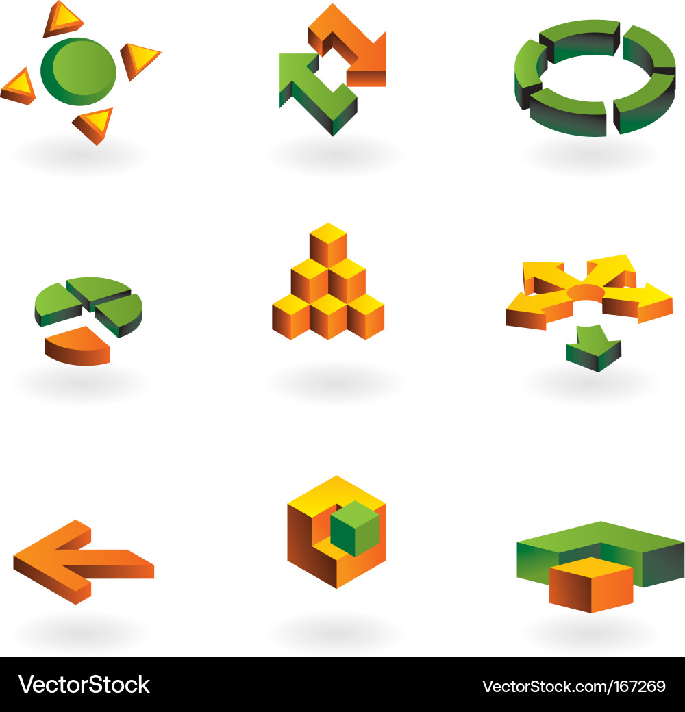 Design elements and graphics Vector Image