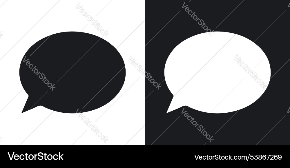 Speech bubble icon set Vector Image