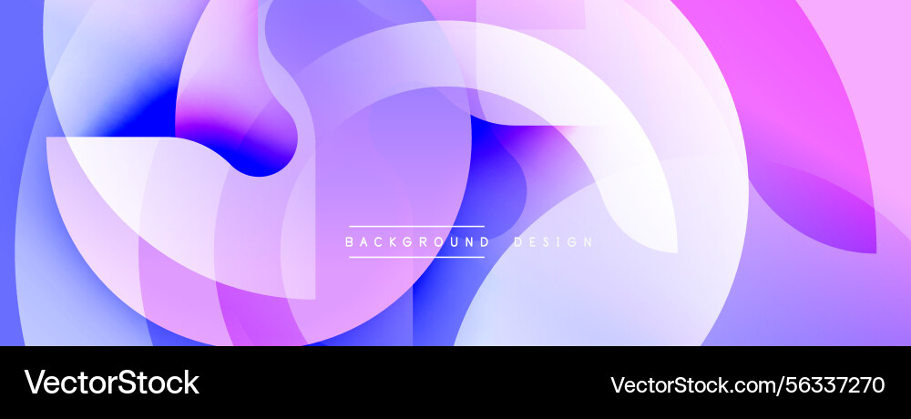 Abstract fluid shapes overlap creating vibrant Abstract fluid shapes overlap creating vibrant vector image