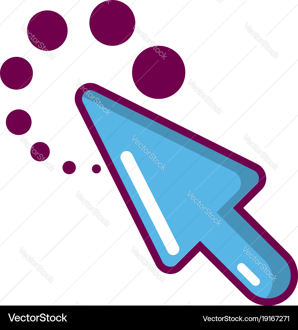Cursor loading icon cartoon style Vector Image
