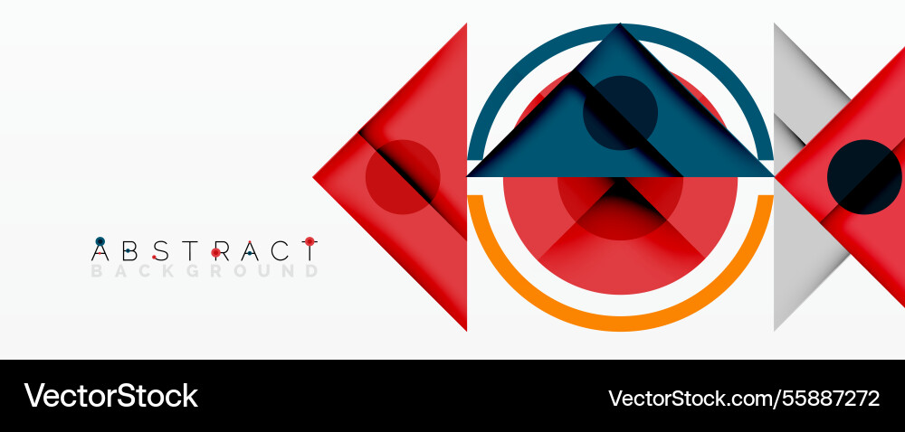 Geometric abstract design with layered triangles Geometric abstract design with layered triangles Vector Image