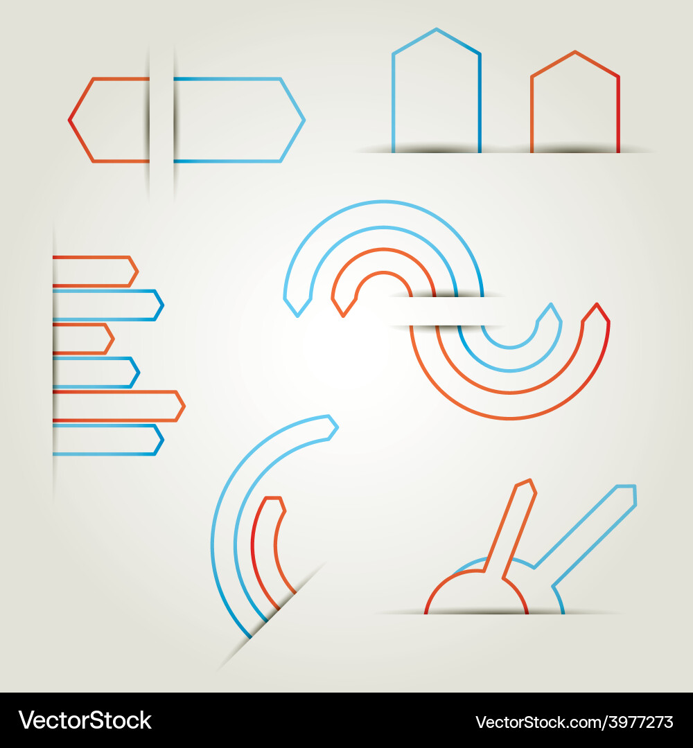 Data & Chart Elements vector image