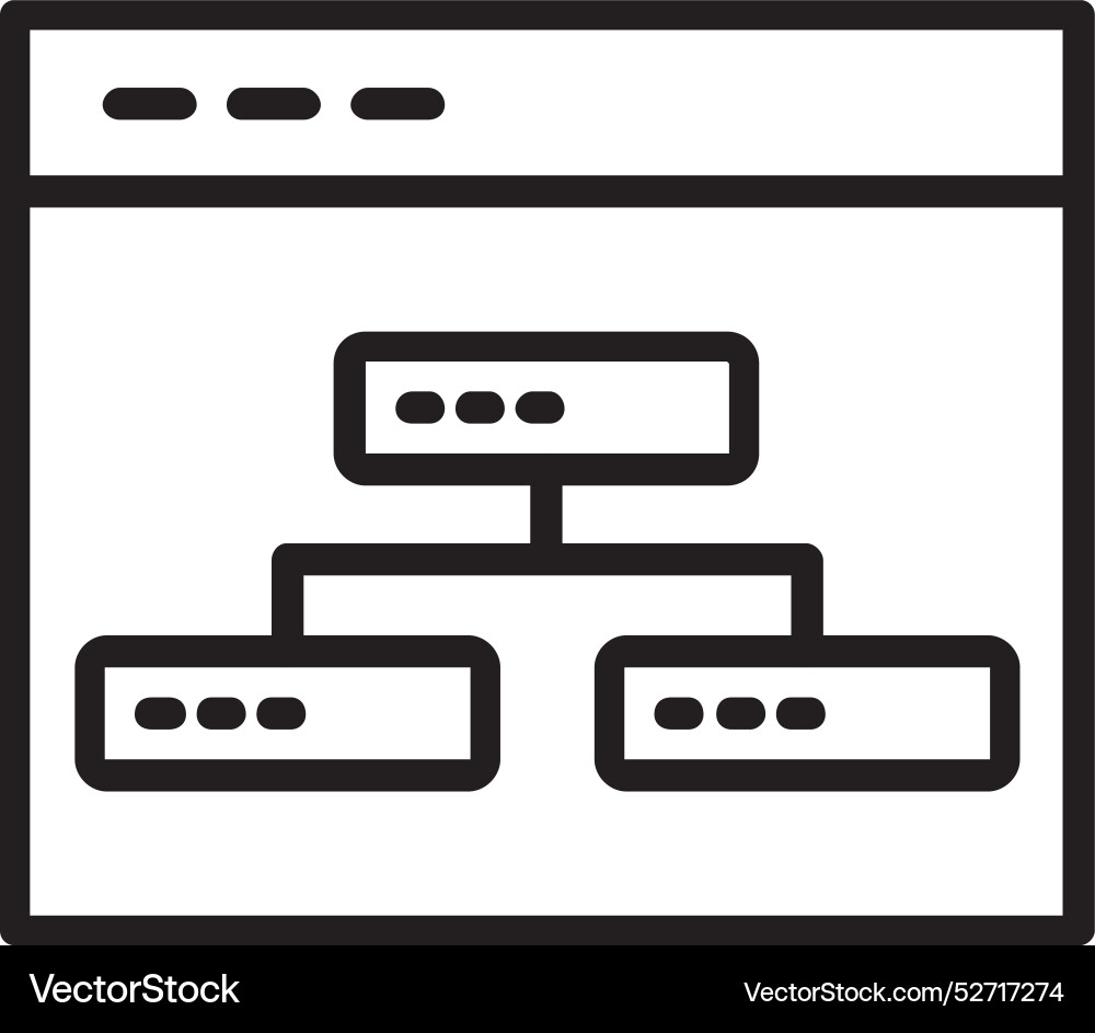 Structure line icon design Vector Image