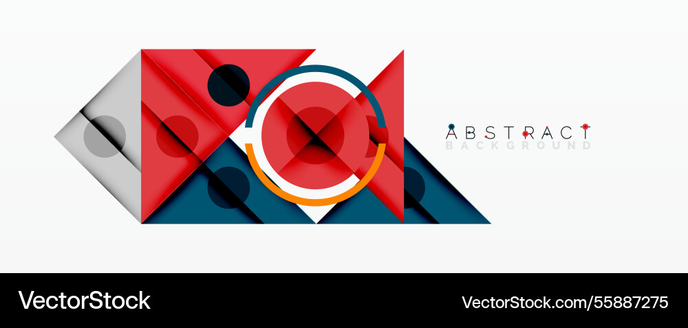 Geometric abstract design with layered triangles Geometric abstract design with layered triangles vector image