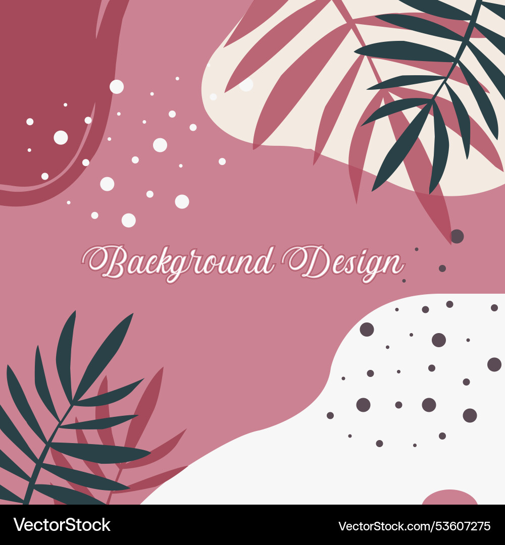 Smooth shapes on an abstract background Vector Image