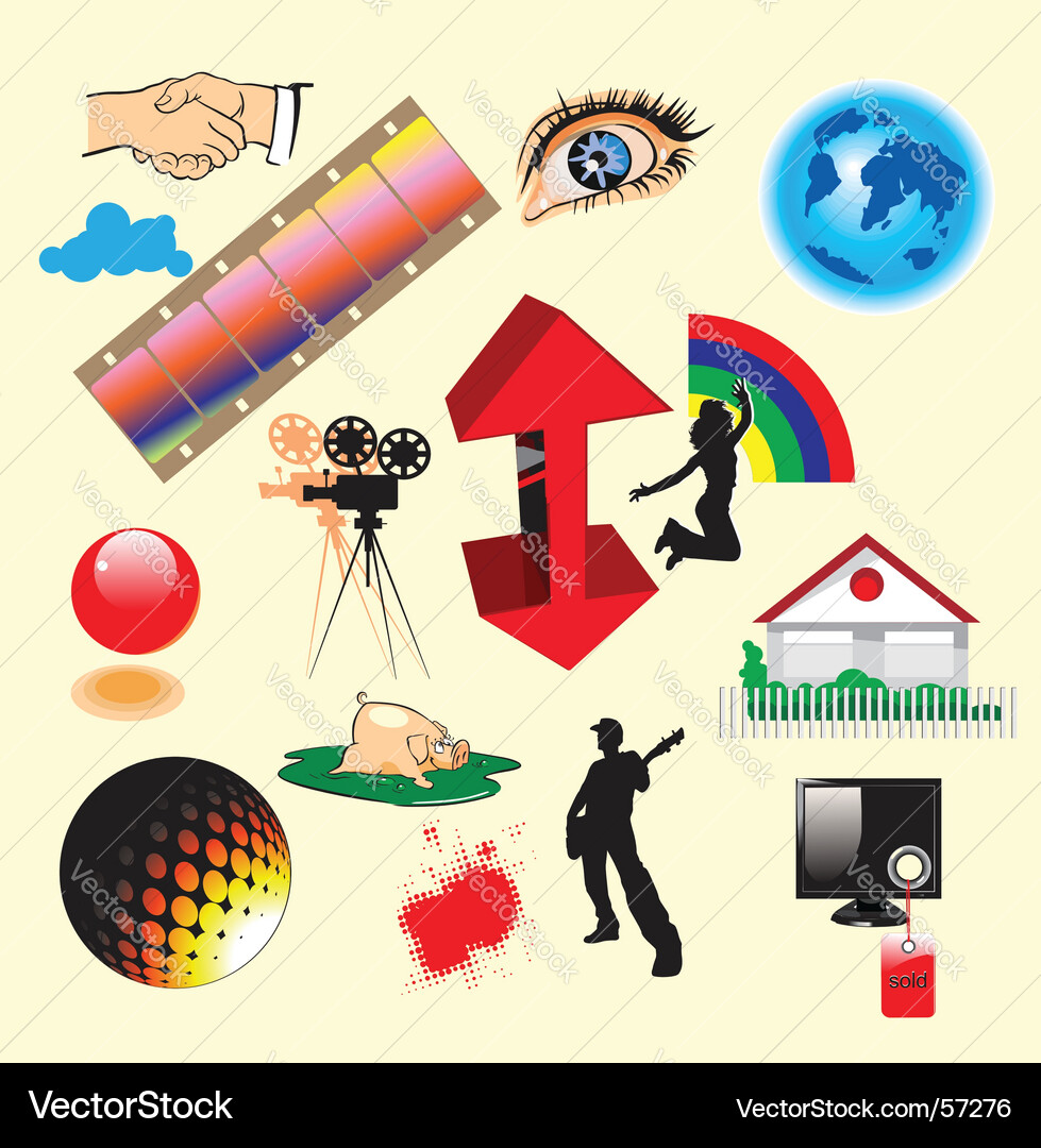 Design elements Vector Image