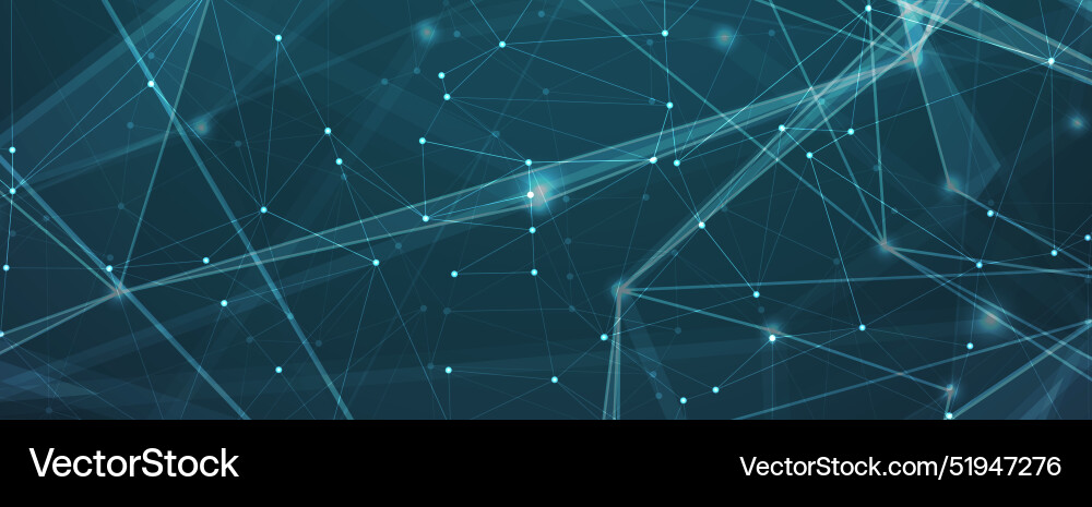 Neural network concept connected cells with links Neural network concept connected cells with links vector image
