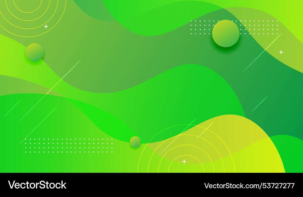 Abstract Fluid Gradient Shape Vector Image
