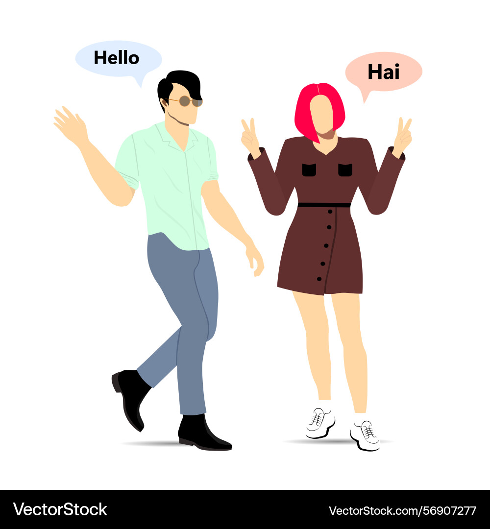 Hello in different languages Hello in different languages Vector Image