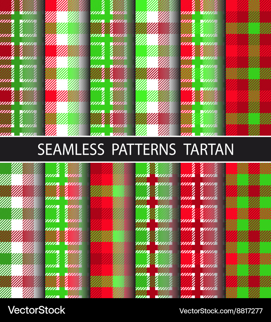 Tartan Check Pattern Vector Image