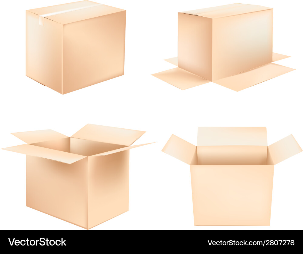 Box2 Royalty Free Vector Image - VectorStock