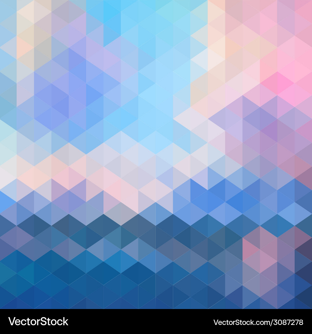 Geometric Triangle Pattern Vector Image