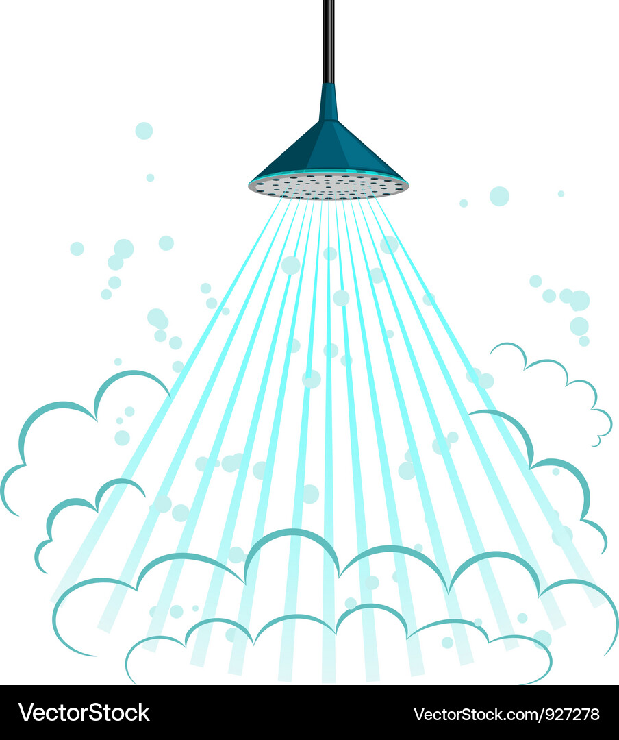 Water Splash Shower Vector Image