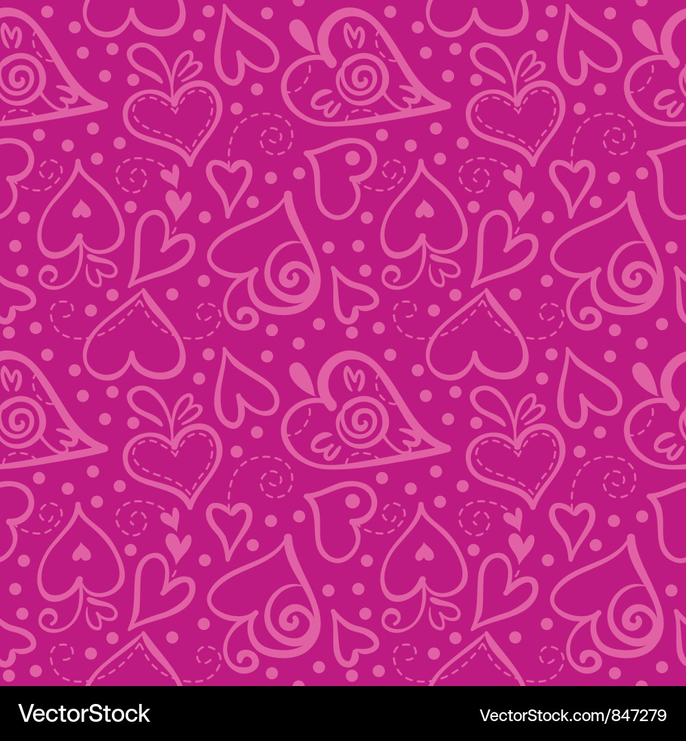 Abstract Heart Pattern vector image