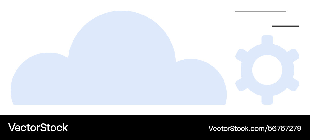 Cloud storage and data synchronization concept Cloud storage and data synchronization concept vector image