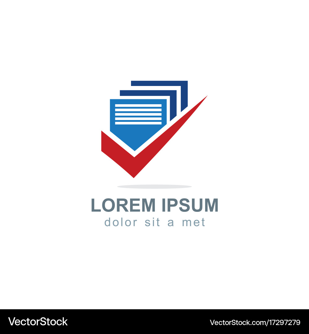 Data Check List Icon vector image