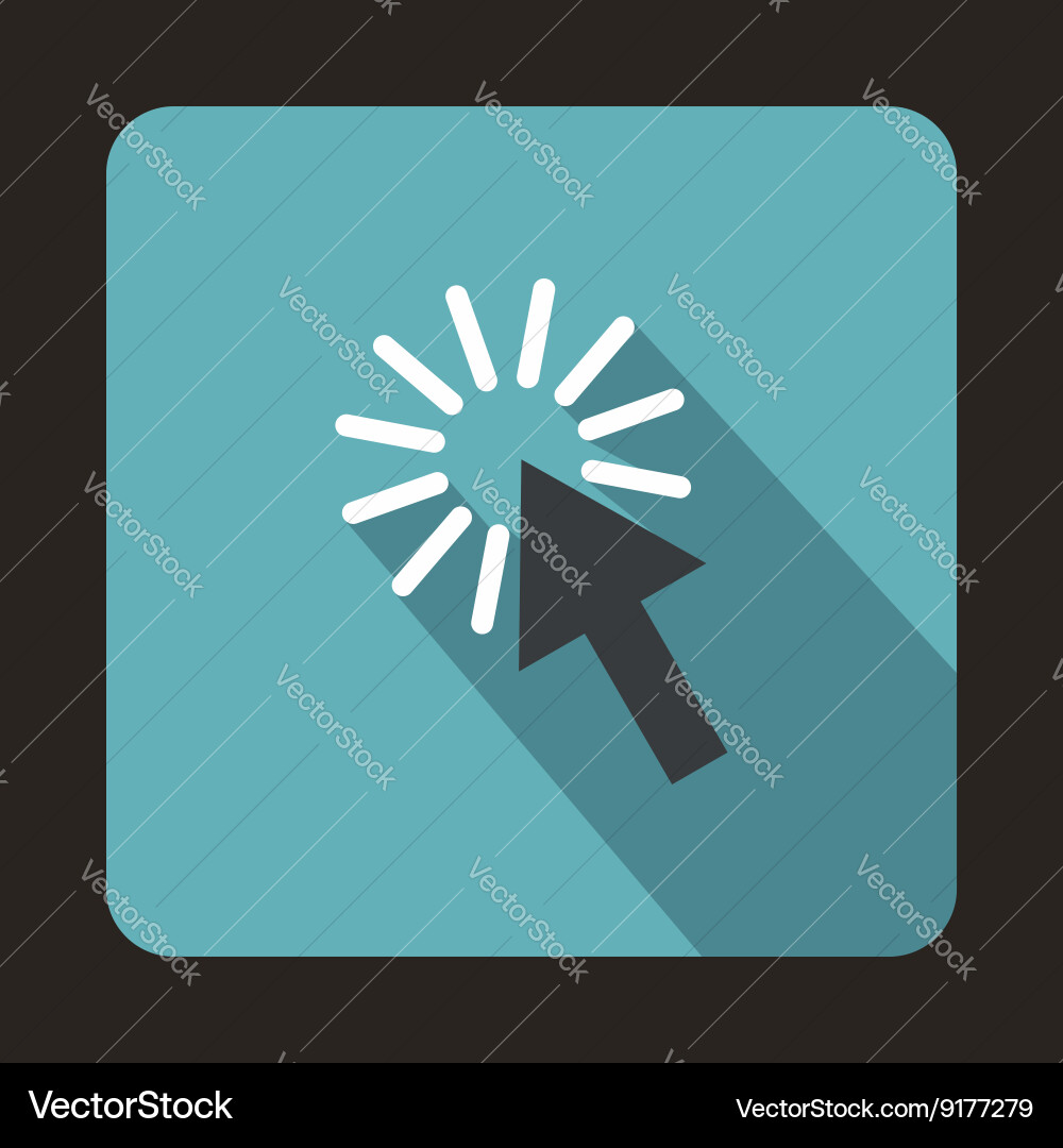 Move cursor icon flat style vector image
