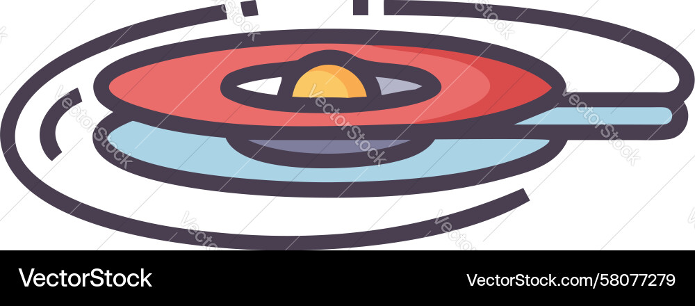 Rotating Swirl Dynamic Shape Vector Image
