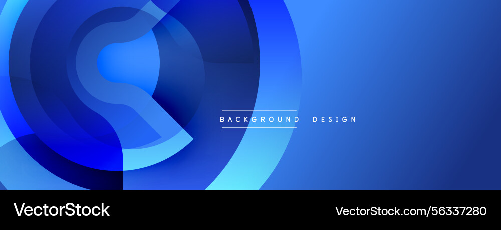 Abstract blue layers create dynamic circular Abstract blue layers create dynamic circular vector image