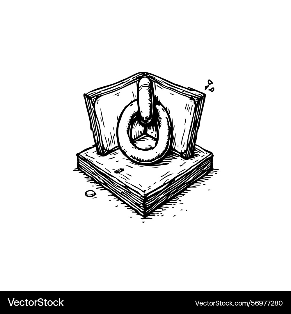 Monochrome visual representing conceptual Vector Image