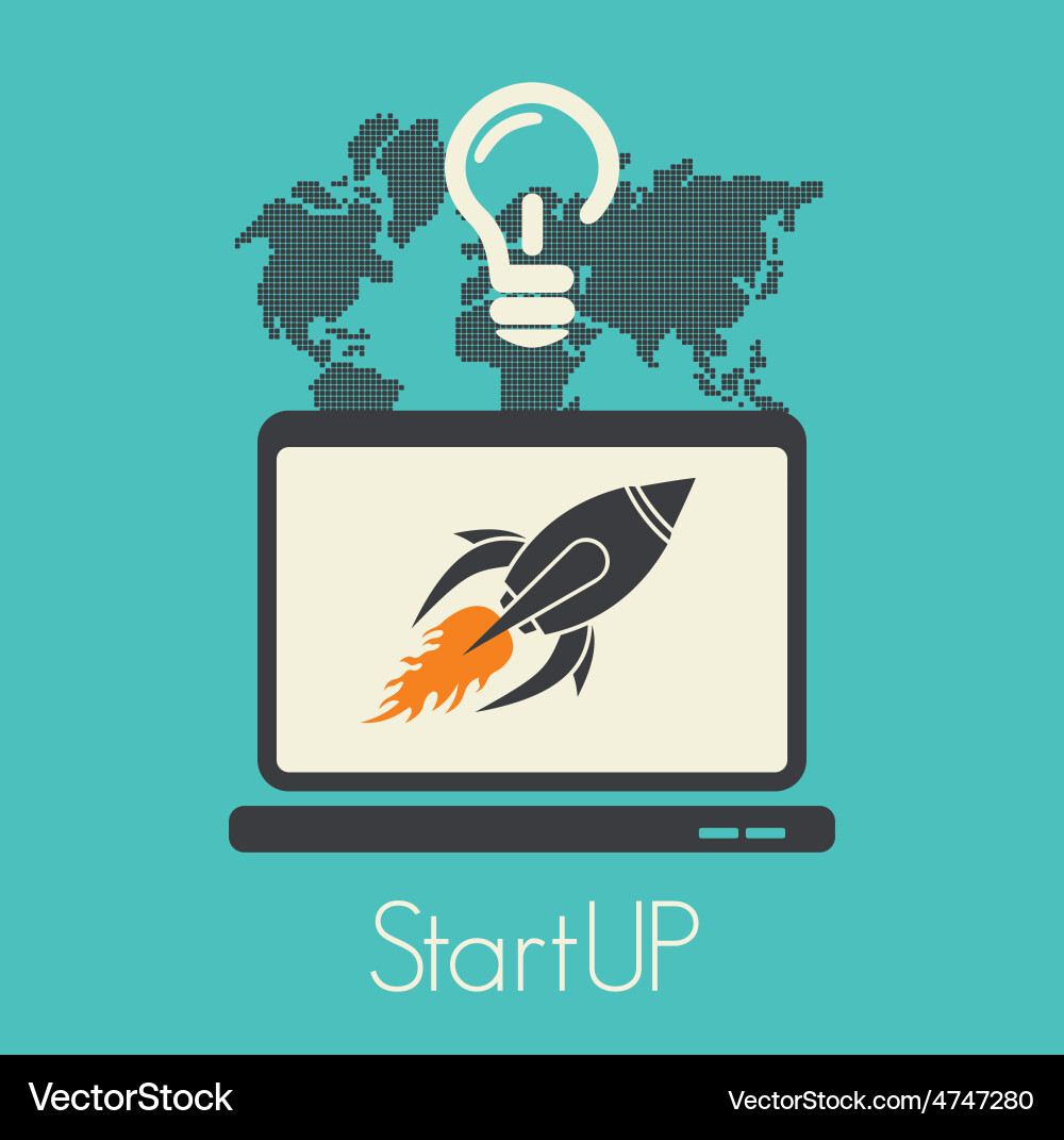 Start up1 resize Vector Image