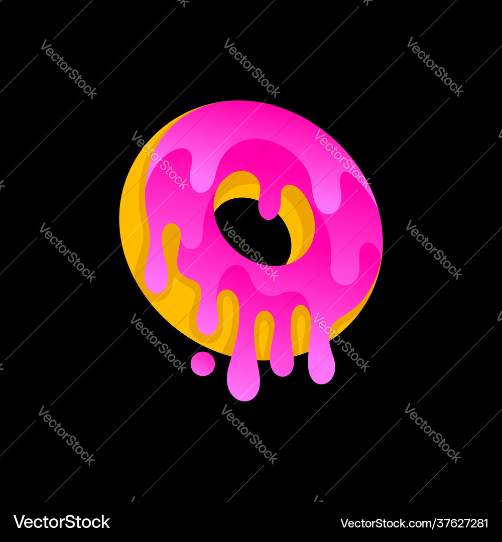 Donuts Logo Design Vorlage Donuts Logo Design Vorlage vektorbild