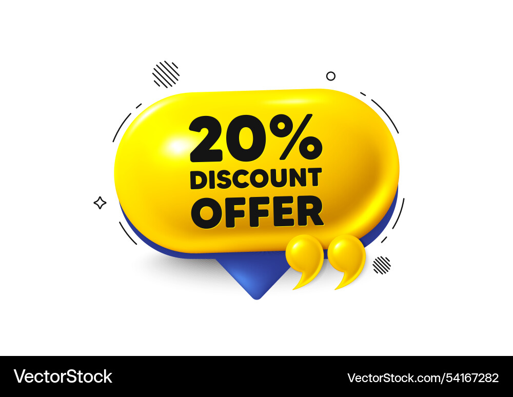 20 Prozent Rabatt Verkauf Angebot Preisschild 20 Prozent Rabatt Verkauf Angebot Preisschild vektorbild