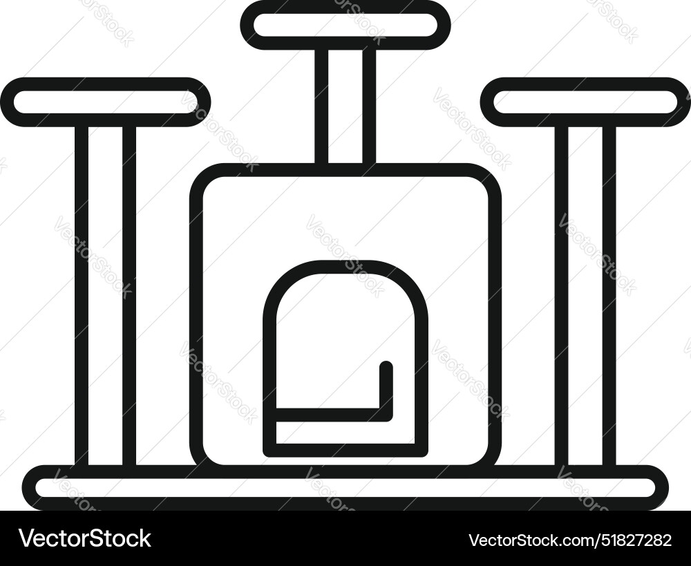 Cat tree with scratching posts providing endless Cat tree with scratching posts providing endless vector image