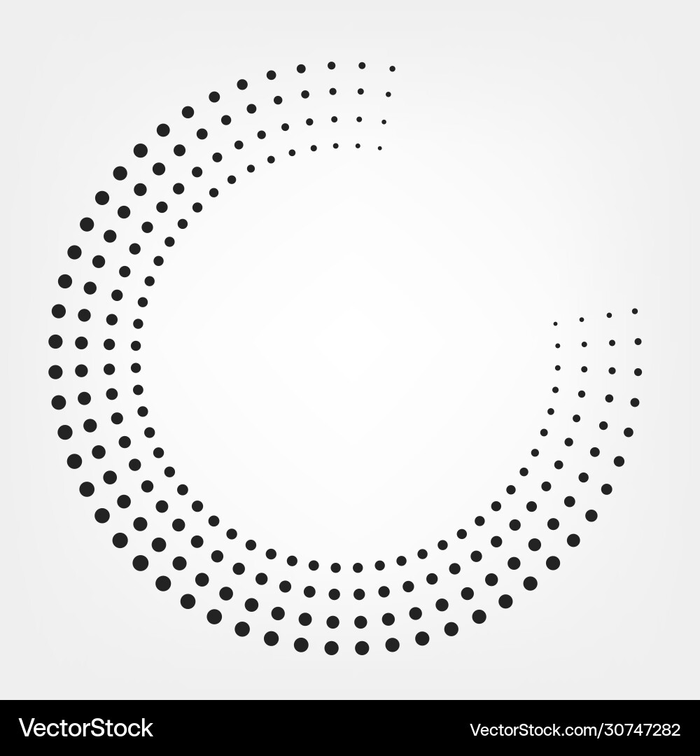 Halftone Dot Pattern Background vector image