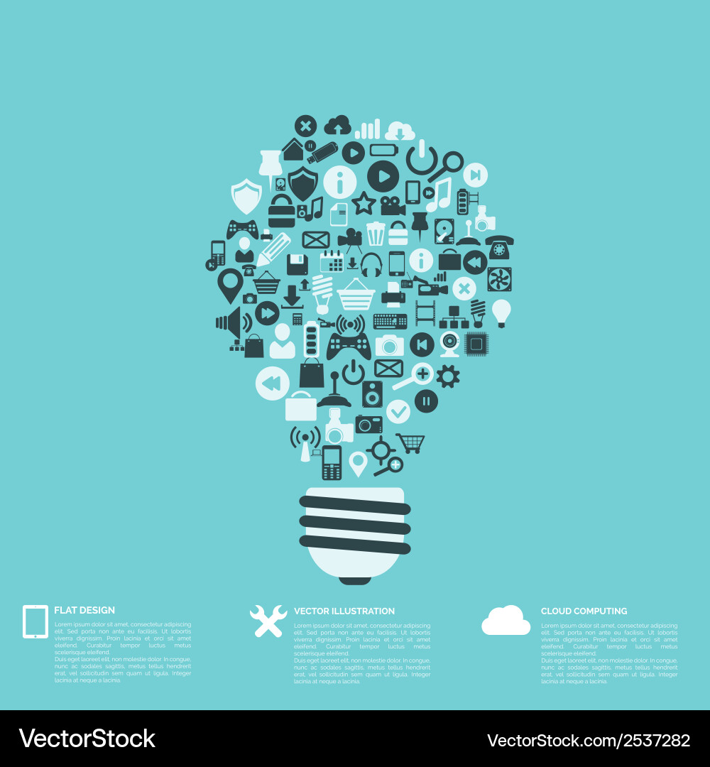 Modern Web Interface Background vector image