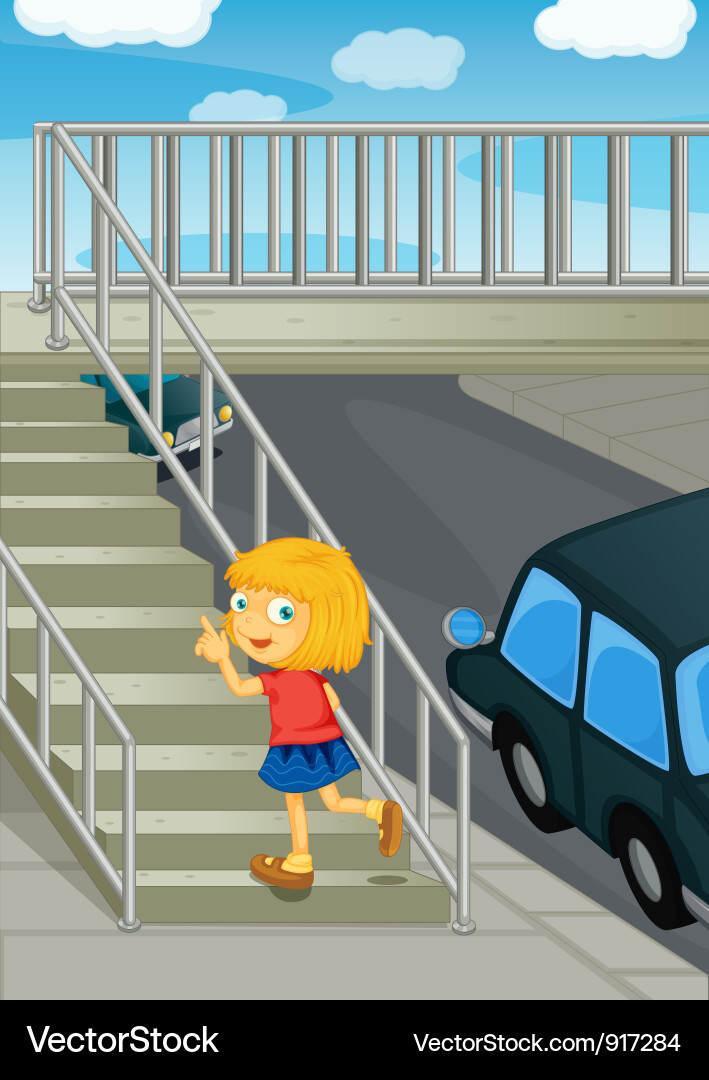 Using the overpass Vector Image