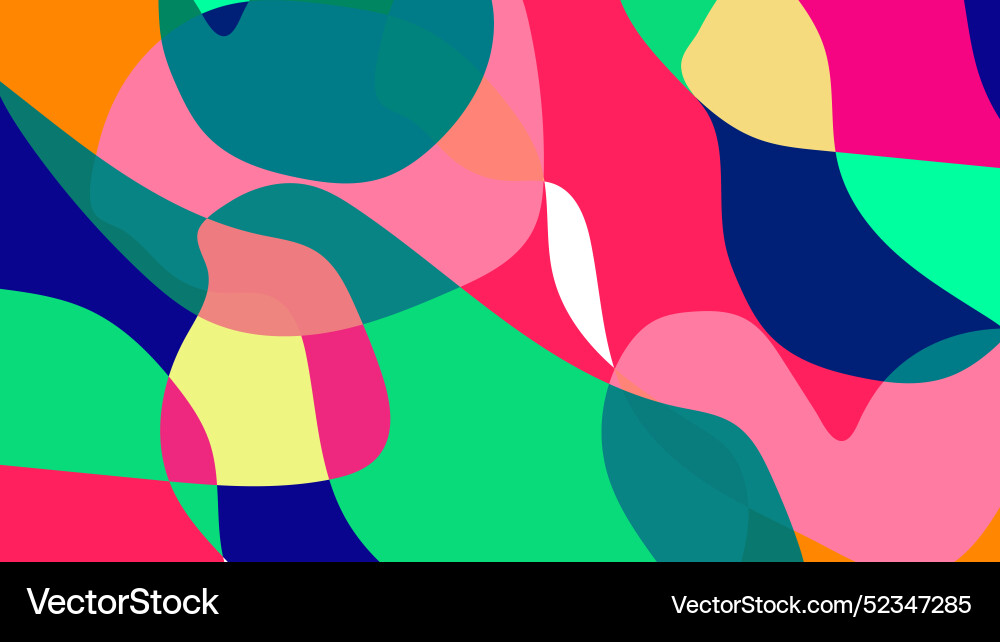 Abstract fluid shape colorful and line Abstract fluid shape colorful and line vector image