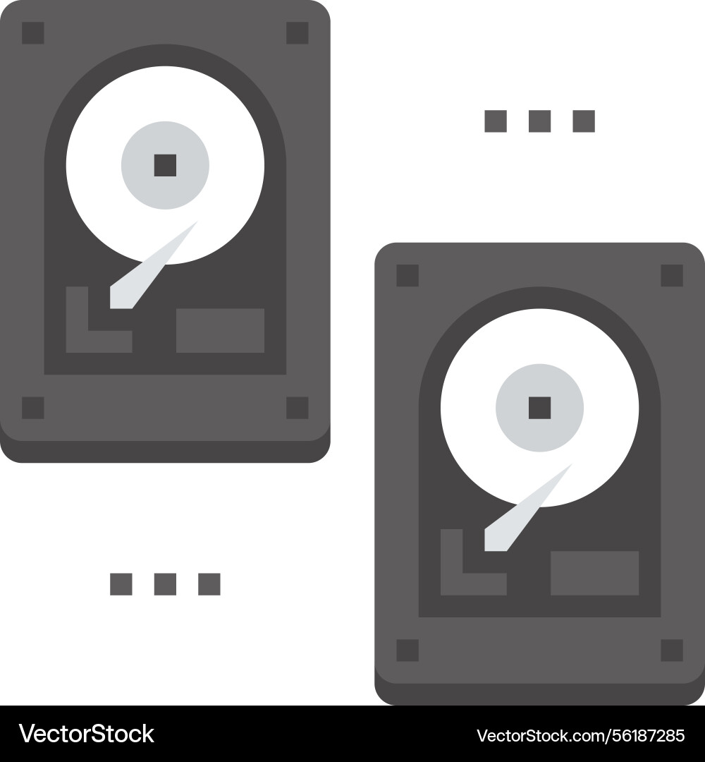 Backup system flat web icon Backup system flat web icon vector image