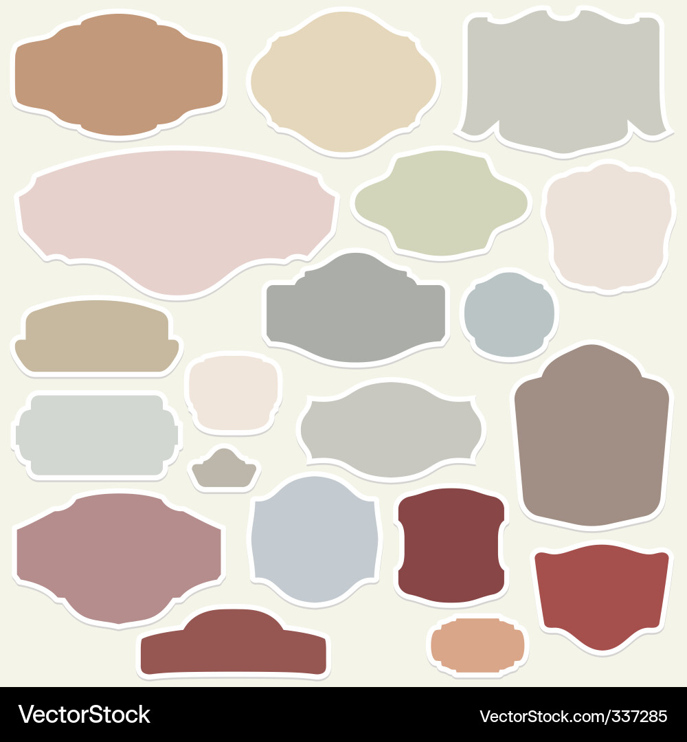 Retro Frame Collection vector image
