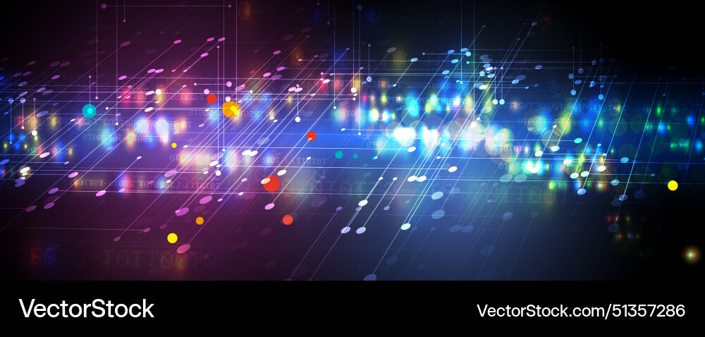 Abstract artificial intelligence cloud computing Abstract artificial intelligence cloud computing Vector Image