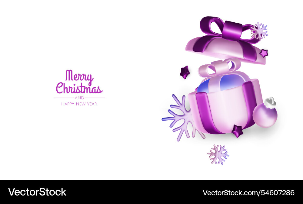 Happy new year and merry christmas Happy new year and merry christmas vector image