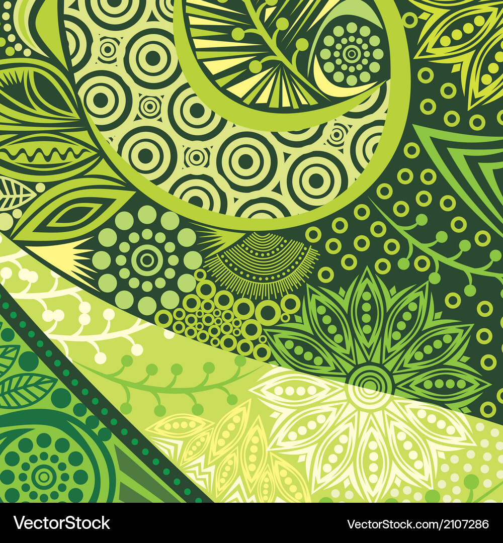 Nature pattern background spring Vector Image