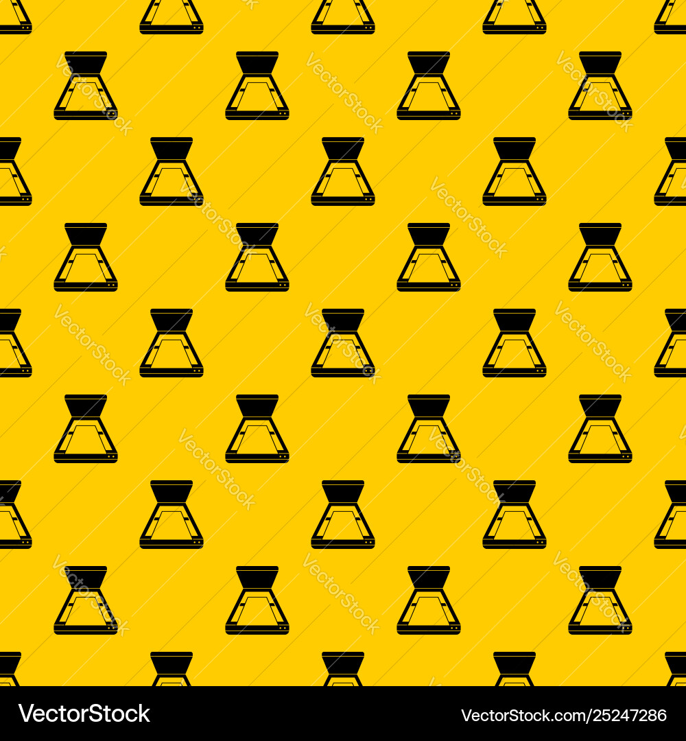 Open scanner pattern Open scanner pattern vector image