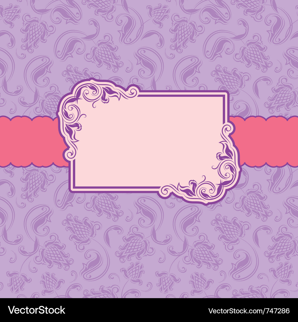 Template frame design Vector Image