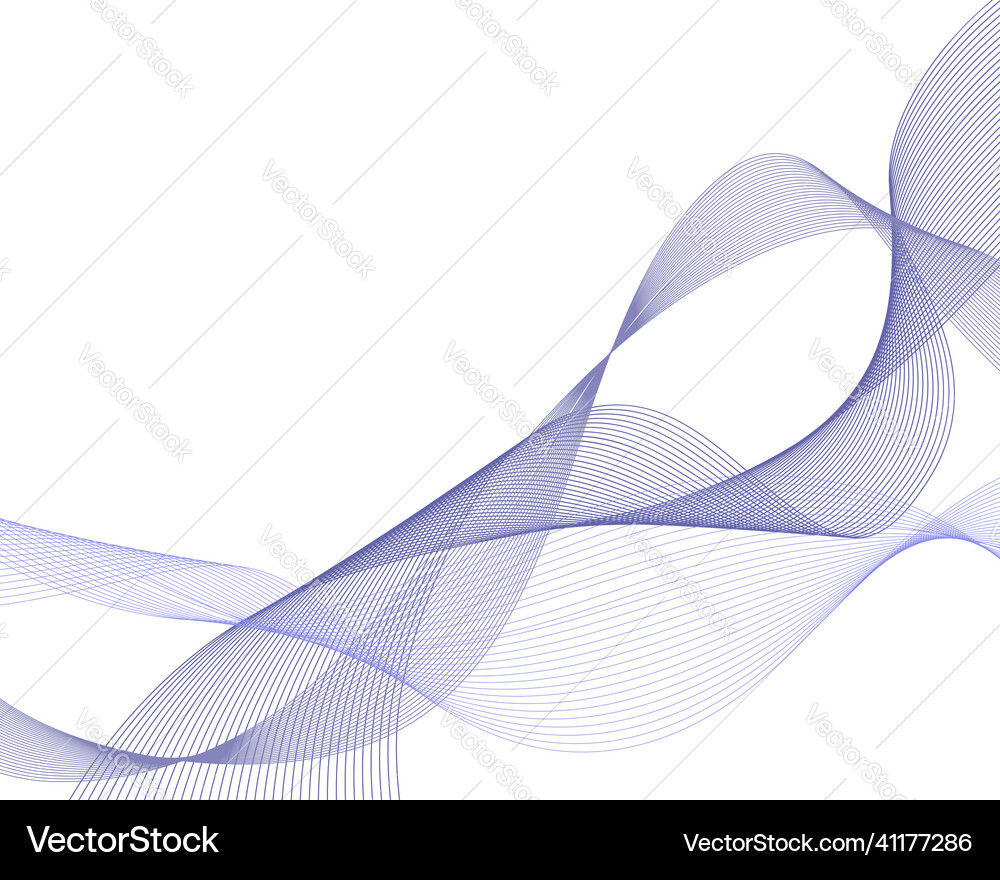 Water wave lines vector image