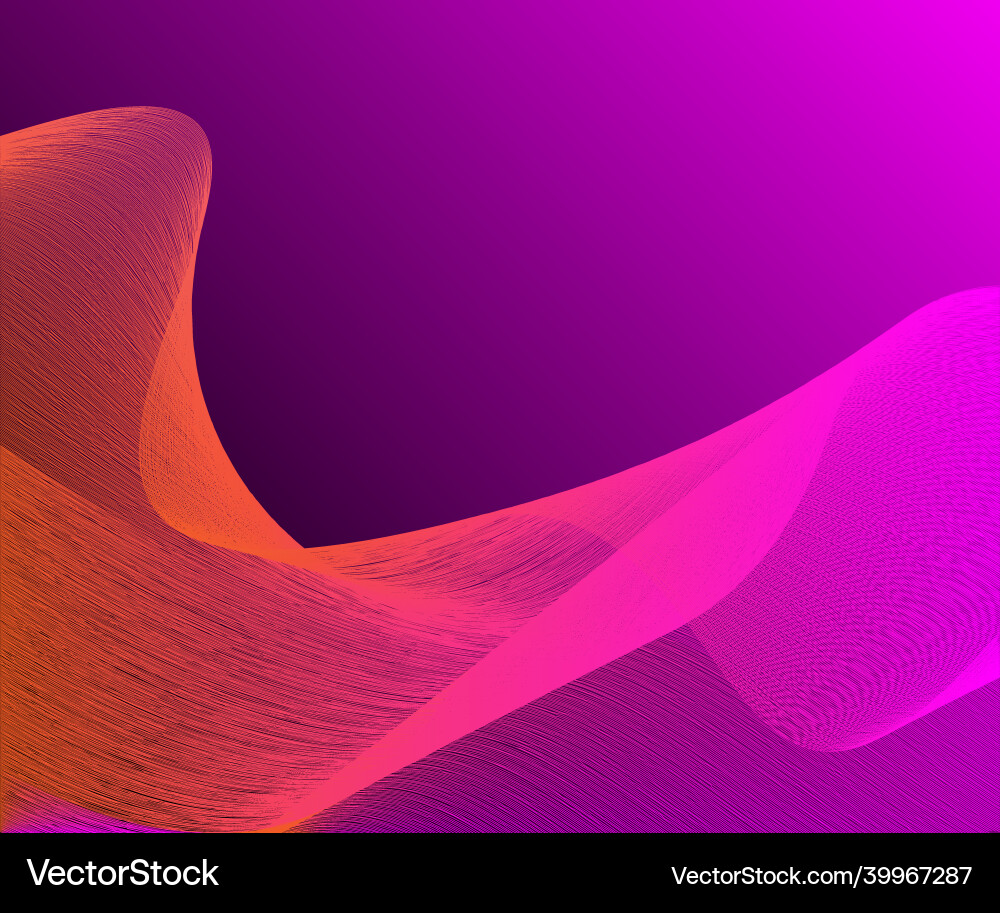 Abstract Wave Gradient Background Vector Image