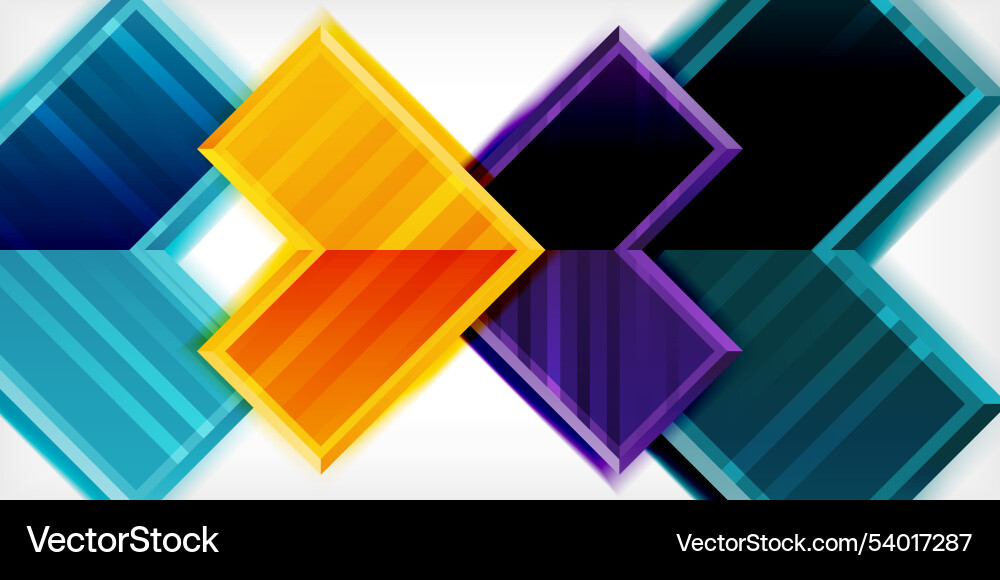 Arrow symbols created with 3d effects and line Vector Image