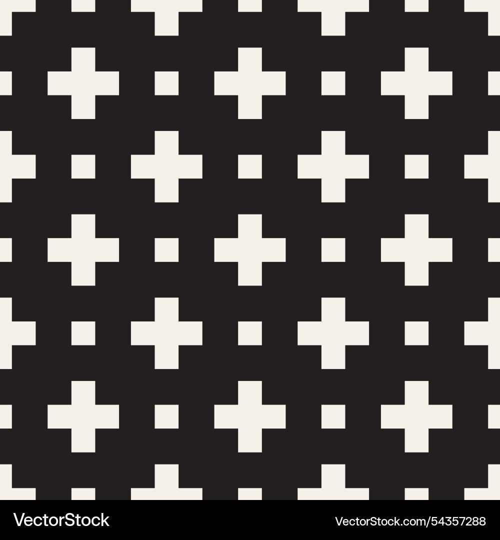 Seamless pattern repeating geometric elements vector image